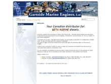 Tablet Screenshot of gartsidemarine.com